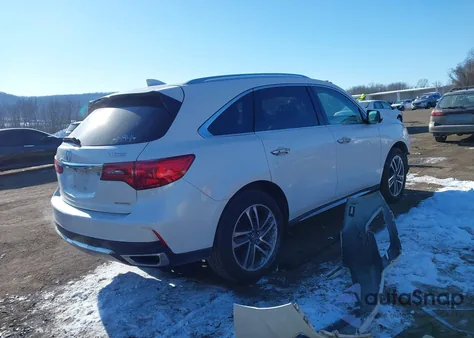 2017 Acura Mdx Advance Package из США, поврежденный, VIN 5FRYD4H84HB027464